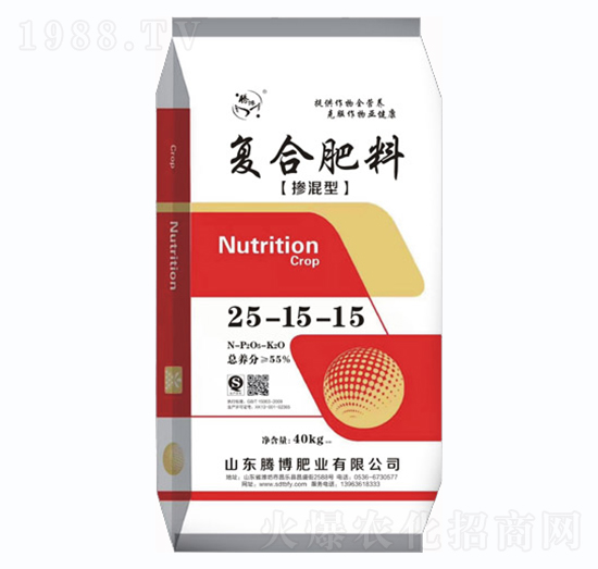 摻混型復(fù)合肥料25-15-15-騰博肥業(yè)