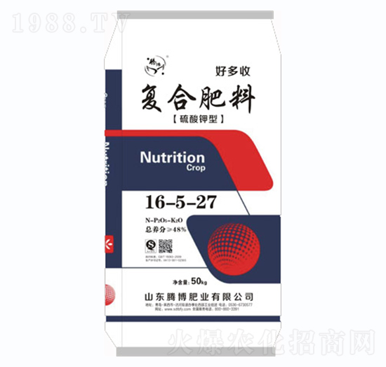 硫酸鉀型復(fù)合肥料16-5-27-騰博肥業(yè)