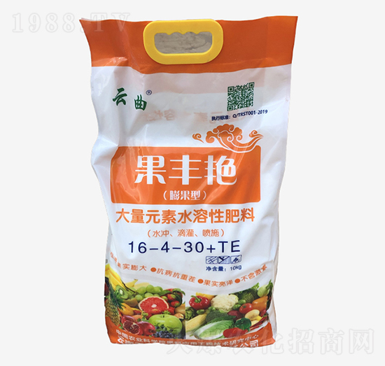 大量元素水溶性肥料16-4-30+TE-果豐艷-天潤生態(tài)