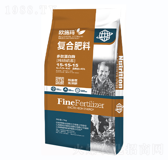 純硝酸鉀復(fù)合肥料15-15-15-一撒寶來(lái)