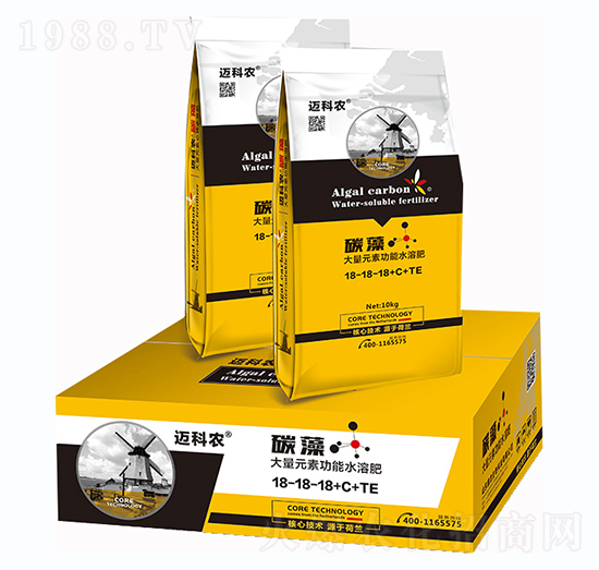 碳藻·大量元素功能水溶肥18-8-18+C+TE-邁科農(nóng)-鑫垚生物
