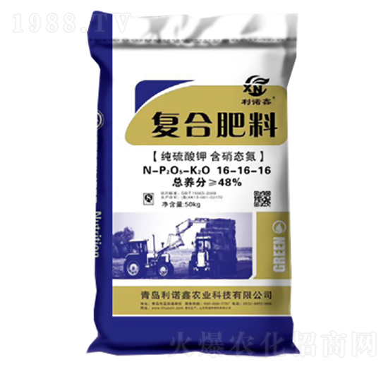 純硫酸鉀復合肥料16-16-16-利諾鑫