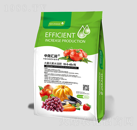 大量元素水溶肥10-5-45+TE-中堯匯潤(rùn)