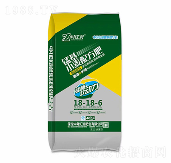 錳基小麥配方肥18-18-6-中堯匯潤