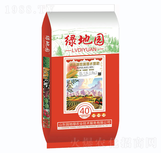 有機(jī)顆粒滴灌水溶肥（紅）-綠地園