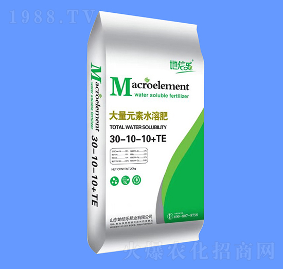 大量元素水溶肥30-10-10+TE-地信樂