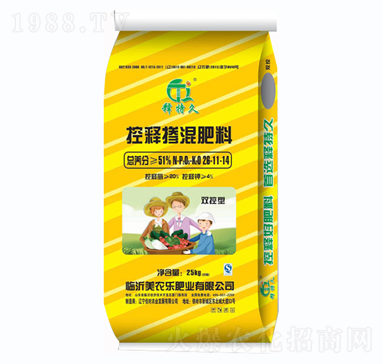 控釋摻混肥料26-11-14-釋特久-美農(nóng)樂