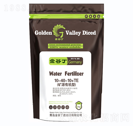 陽光高磷有機(jī)礦源型大量元素水溶肥10-40-10+TE-金谷丁