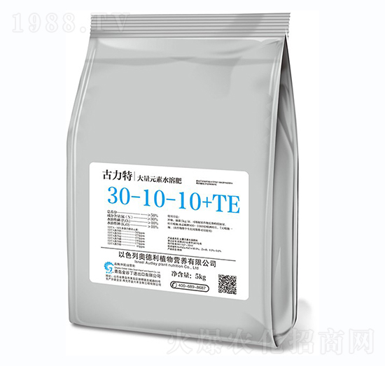 全元素大量元素水溶肥30-10-10+TE-古力特-金谷丁