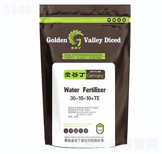 高氮營養(yǎng)型大量元素水溶肥30-10-10+TE-金谷丁