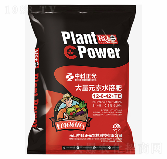 大量元素水溶肥料12-6-42+TE-中科正光