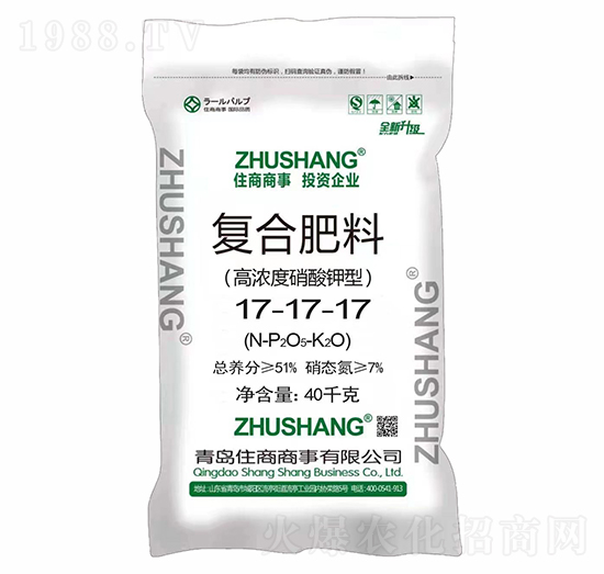 高濃度硝酸鉀型復(fù)合肥料17-17-17-住商商事