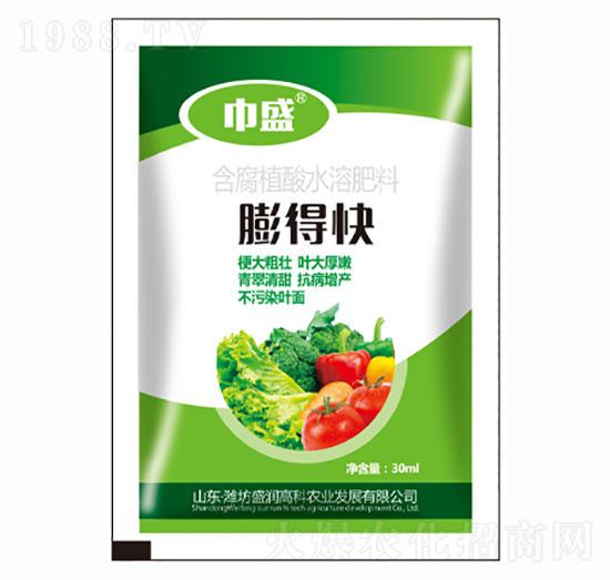 含腐植酸水溶肥料-膨得快-盛潤(rùn)高科