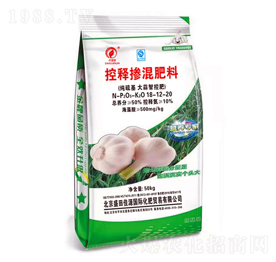 控釋摻混肥料18-12-20+TE-五梁紅