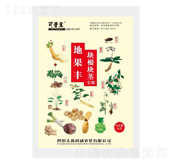 塊根塊莖專用葉面肥-地果豐-大鑫科威