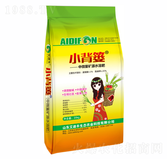 中微量礦源水溶肥-小背簍-艾迪豐