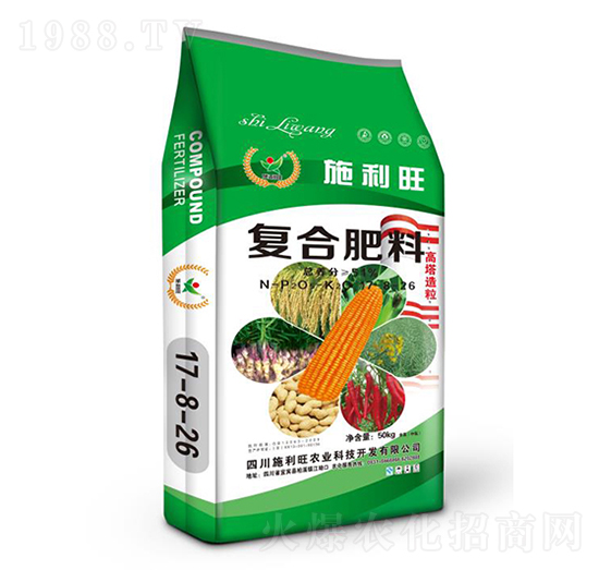 高塔造粒復(fù)合肥料17-8-26-施利旺農(nóng)業(yè)