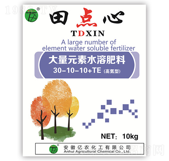 高氮型大量元素水溶肥30-10-10+TE-億農(nóng)化工