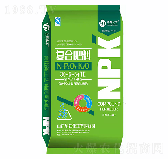 螯合態(tài)高塔能量肥復(fù)合肥料30-5-5+TE-華廷化工