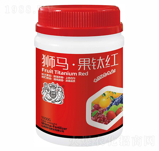 果鈦紅1000g-獅馬肥業(yè)