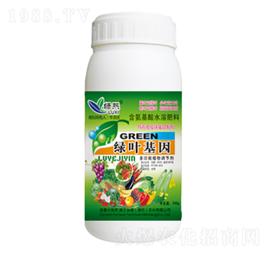 含氨基酸水溶肥料-綠葉基因-威士萊德