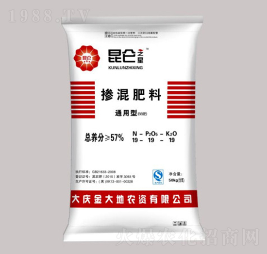 通用型摻混肥料（BB肥）19-19-19-昆侖之美-永利肥業(yè)