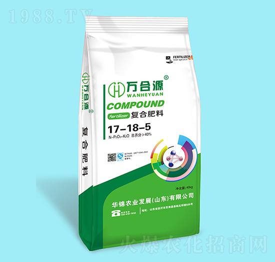 40kg復(fù)合肥料17-18-5-萬(wàn)合源-華錦農(nóng)業(yè)