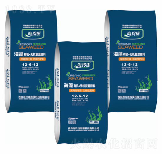 海藻有機·無機復混肥料12-6-12-海玲瓏