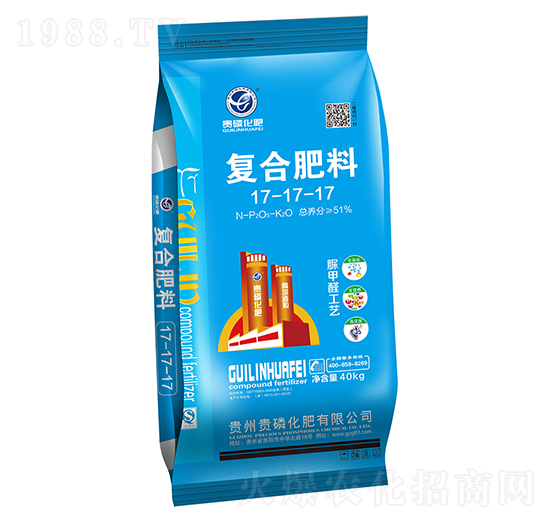 51%復(fù)合肥料17-17-17-貴磷化肥