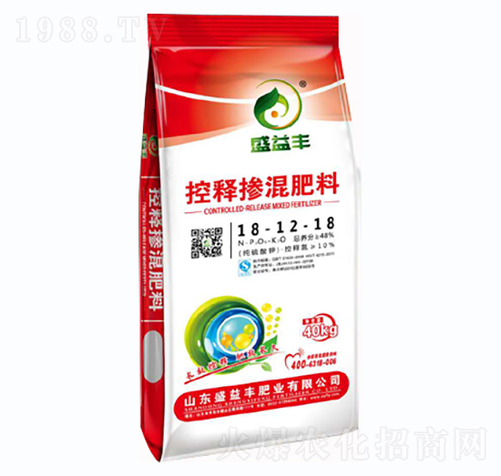 控釋摻混肥料18-12-18-盛益豐