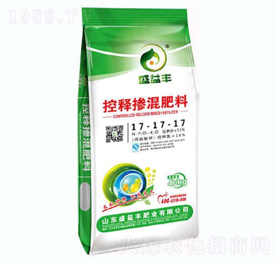 控釋摻混肥料17-17-17-盛益豐