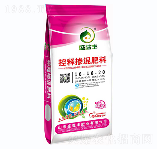 控釋摻混肥料16-16-20-盛益豐