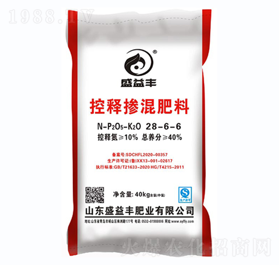 控釋摻混肥料28-6-6-盛益豐