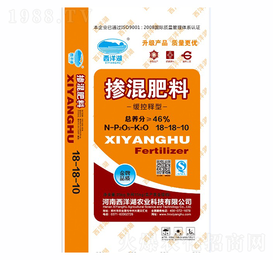 緩控釋型摻混肥料18-18-10-西洋湖農(nóng)業(yè)