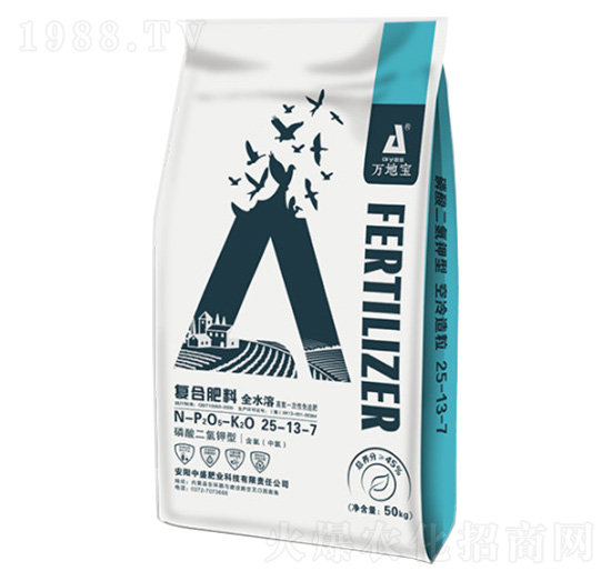 小麥專用磷酸二氫鉀型復(fù)合肥料25-13-7-萬(wàn)地寶-農(nóng)富天下