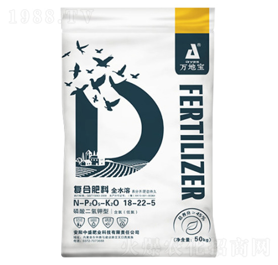小麥專用磷酸二氫鉀型復合肥料18-22-5-萬地寶-農(nóng)富天下