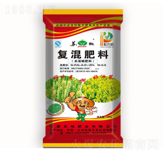 25%小麥油菜專用復混肥料12-8-5-蘇地肥業(yè)