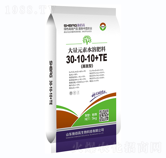 �ߵ��ʹ���Ԫ��ˮ�ܷ�30-10-10+TE-ʩ�۸�