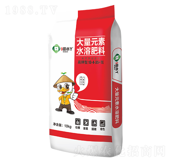 大量元素水溶肥料13-4-35+TE-田小丫-開沃生物