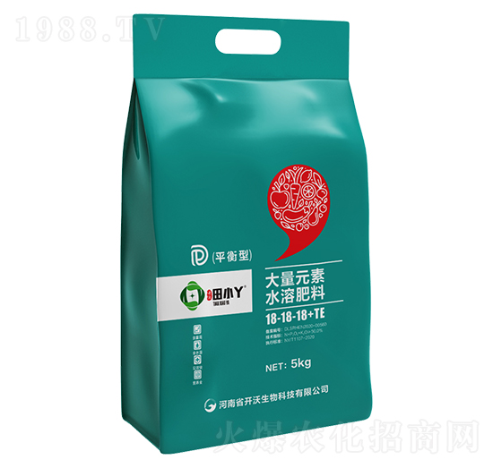 大量元素水溶肥料18-18-18+TE-田小丫-開沃生物