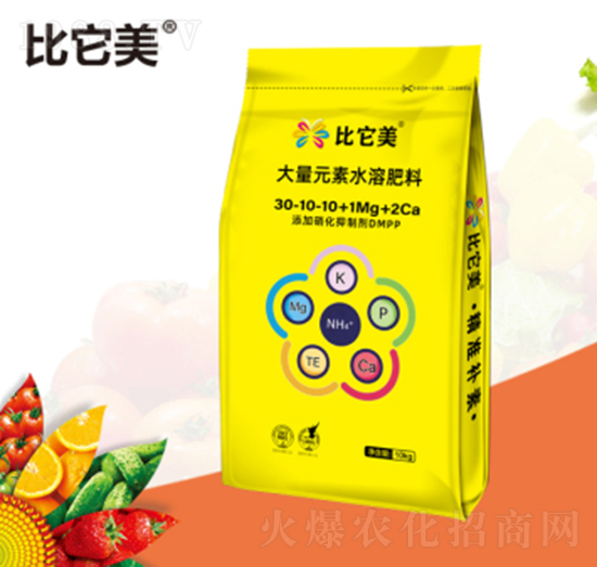 大量元素水溶肥30-10-10+1Mg+2Ca-比它美-索藍(lán)農(nóng)化