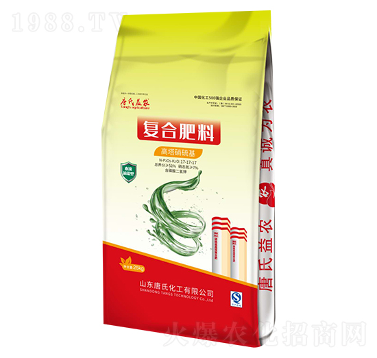 高塔硝硫基復合肥料17-17-17-唐氏化工