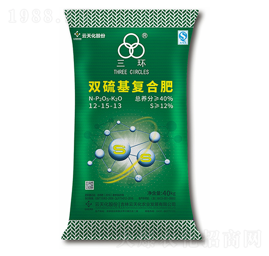 雙硫基復合肥料12-15-13-三環(huán)-云天化
