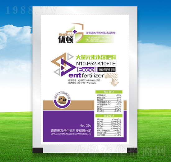 大量元素水溶肥10-52-10+TE-嘉佳福
