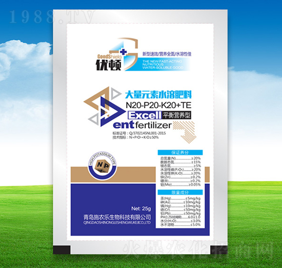 大量元素水溶肥20-20-20+TE-嘉佳福