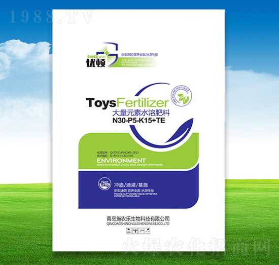 大量元素水溶肥30-5-15+TE-優(yōu)頓-嘉佳福