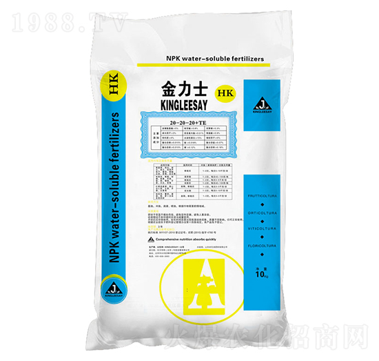 大量元素水溶肥料20-20-20+TE-金力士-歐文斯