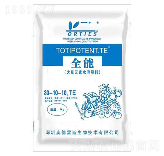 高氮型大量元素水溶肥30-10-10+TE-全能-奧德雷斯