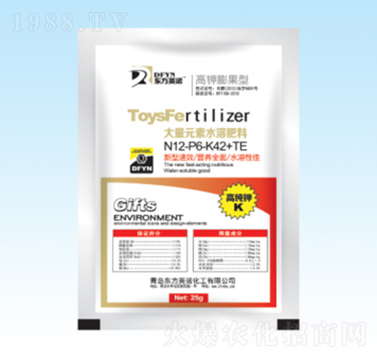 大量元素水溶肥料12-6-42+TE-東方英諾