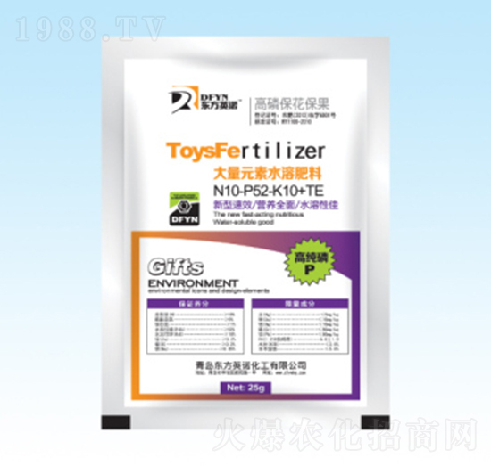 大量元素水溶肥料10-52-10+TE-東方英諾